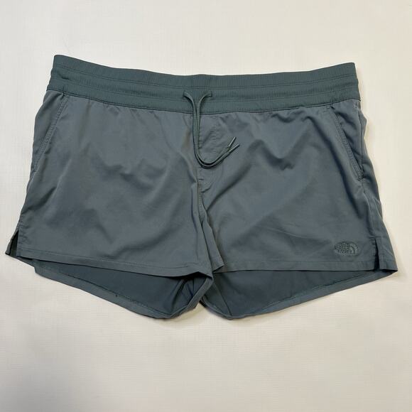 THE NORTH FACE Women's Aphrodite Motion Short XXL TNF Teal Green Drawstring - Picture 1 of 10